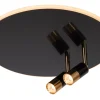 JUBEL - Plafonnière - Ø 40 cm - LED - CCT - 2700K - Zwart chroom*Lucide Fashion