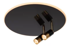 JUBEL - Plafonnière - Ø 40 cm - LED - CCT - 2700K - Zwart chroom*Lucide Fashion