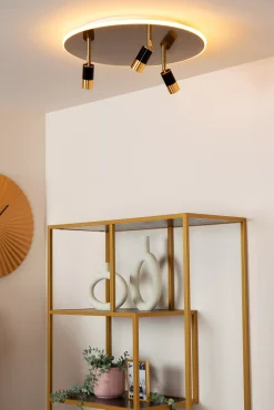 JUBEL - Plafonnière - Ø 48 cm - LED - CCT - 2700K - Mat Goud / Messing*Lucide Online