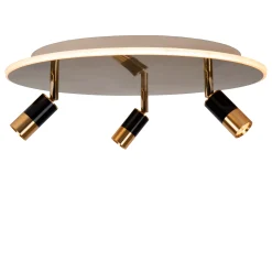 JUBEL - Plafonnière - Ø 48 cm - LED - CCT - 2700K - Mat Goud / Messing*Lucide Online