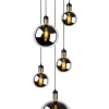 JULIUS - Hanglamp - 5xE27 - Fumé*Lucide Online