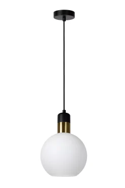 JULIUS - Hanglamp - Ø 20 cm - 1xE27 - Opaal*Lucide Best