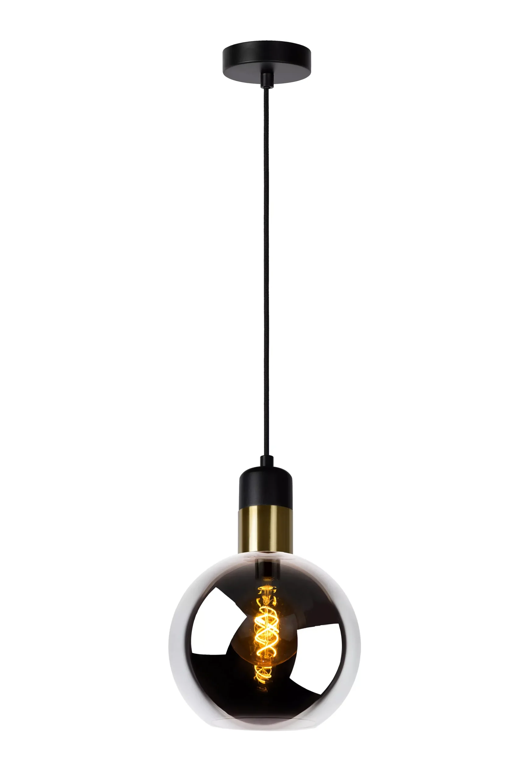JULIUS - Hanglamp - Ø 20 cm - 1xE27 - Fumé*Lucide New