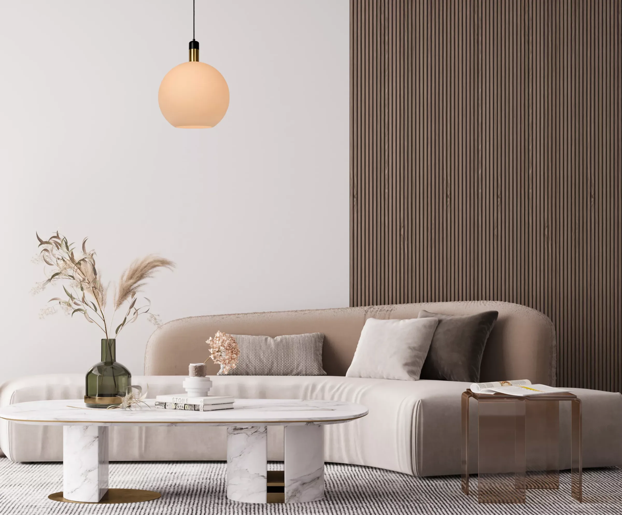 JULIUS - Hanglamp - Ø 40 cm - 1xE27 - Opaal*Lucide Cheap