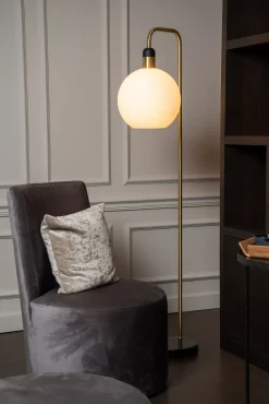 JULIUS - Vloerlamp - 1xE27 - Opaal*Lucide Best