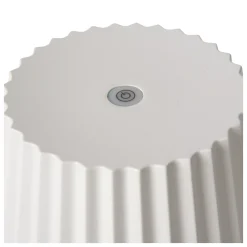 JUSTINE - Oplaadbare Tafellamp Binnen/Buiten - Accu/Batterij - LED Dimb. - 1x2W 2700K - IP54 - Met draadloos oplaadstation - Wit*Lucide Sale