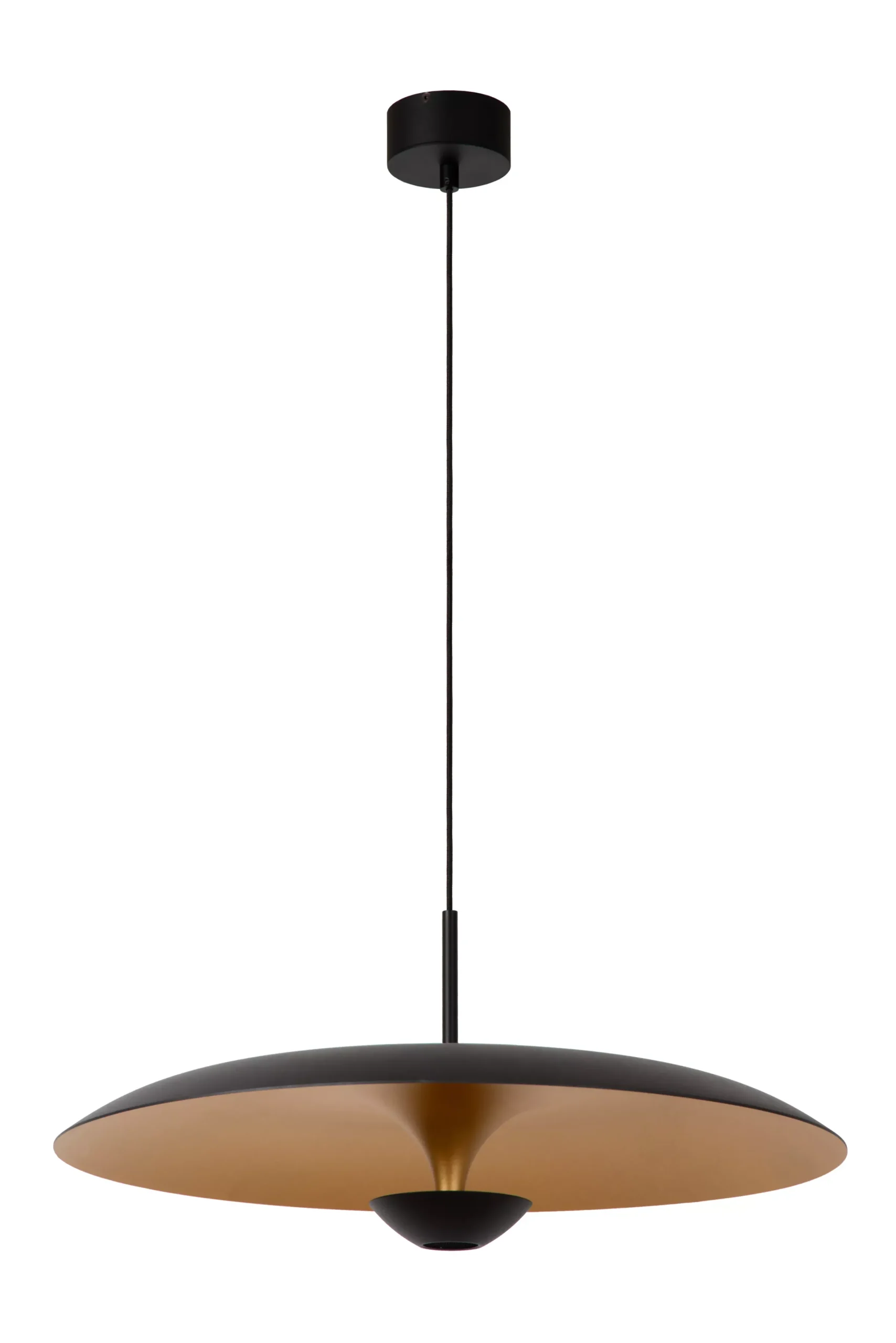 KENNETH - Hanglamp - Ø 60 cm - LED Dimb. - 1x16W 2700K - Zwart*Lucide New