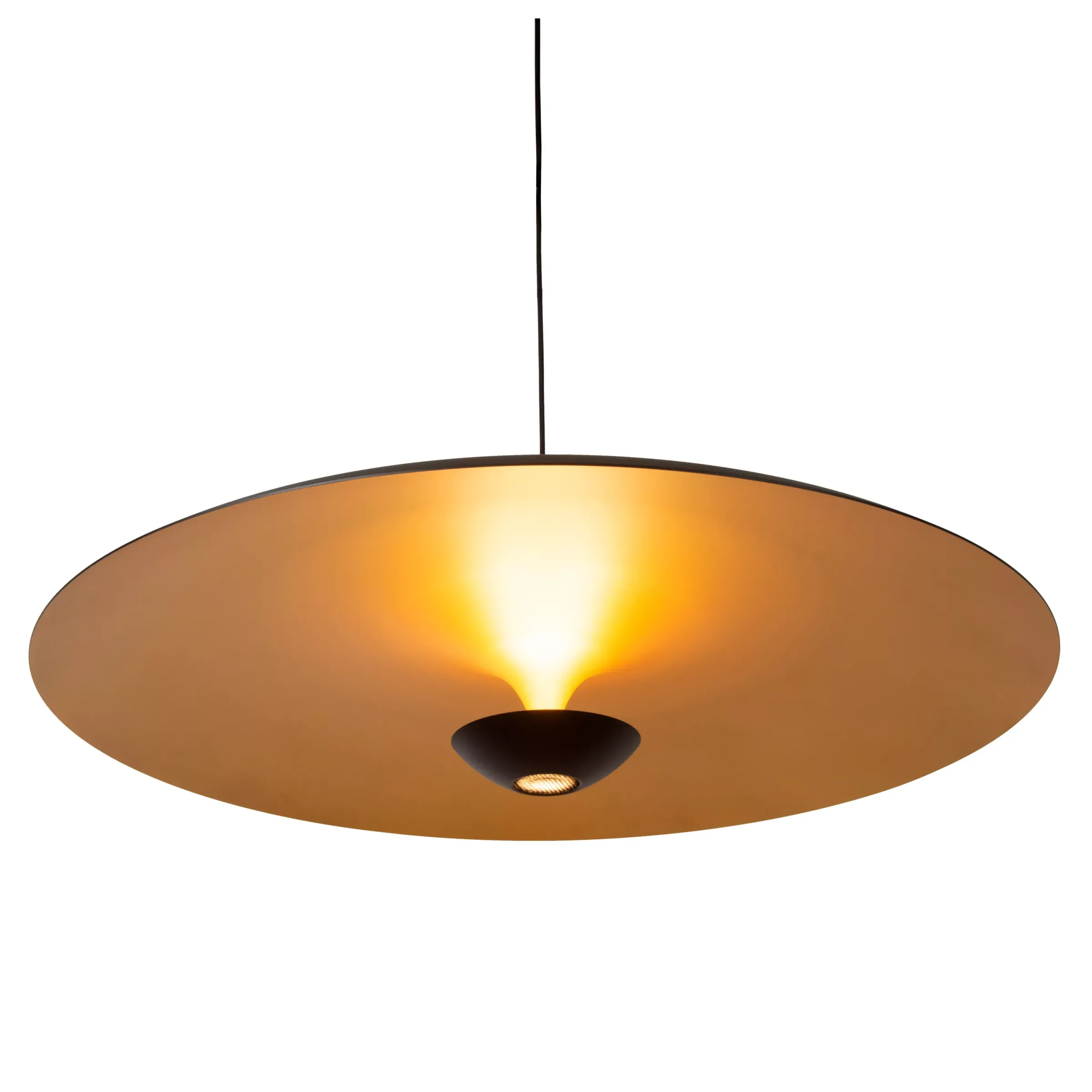KENNETH - Hanglamp - Ø 80 cm - LED Dimb. - 1x22W 2700K - Zwart*Lucide New
