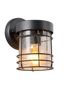 KEPPEL - Wandlamp Binnen/Buiten - 1xE27 - IP23 - Zwart*Lucide Best Sale