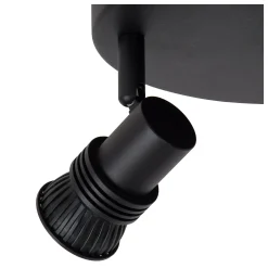KIANTI - Plafondspot - Ø 15 cm - 2xGU10 - Zwart*Lucide Online