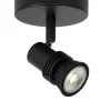 KIANTI - Wandspot / Wandlamp - Ø 10 cm - 1xGU10 - Zwart*Lucide Store