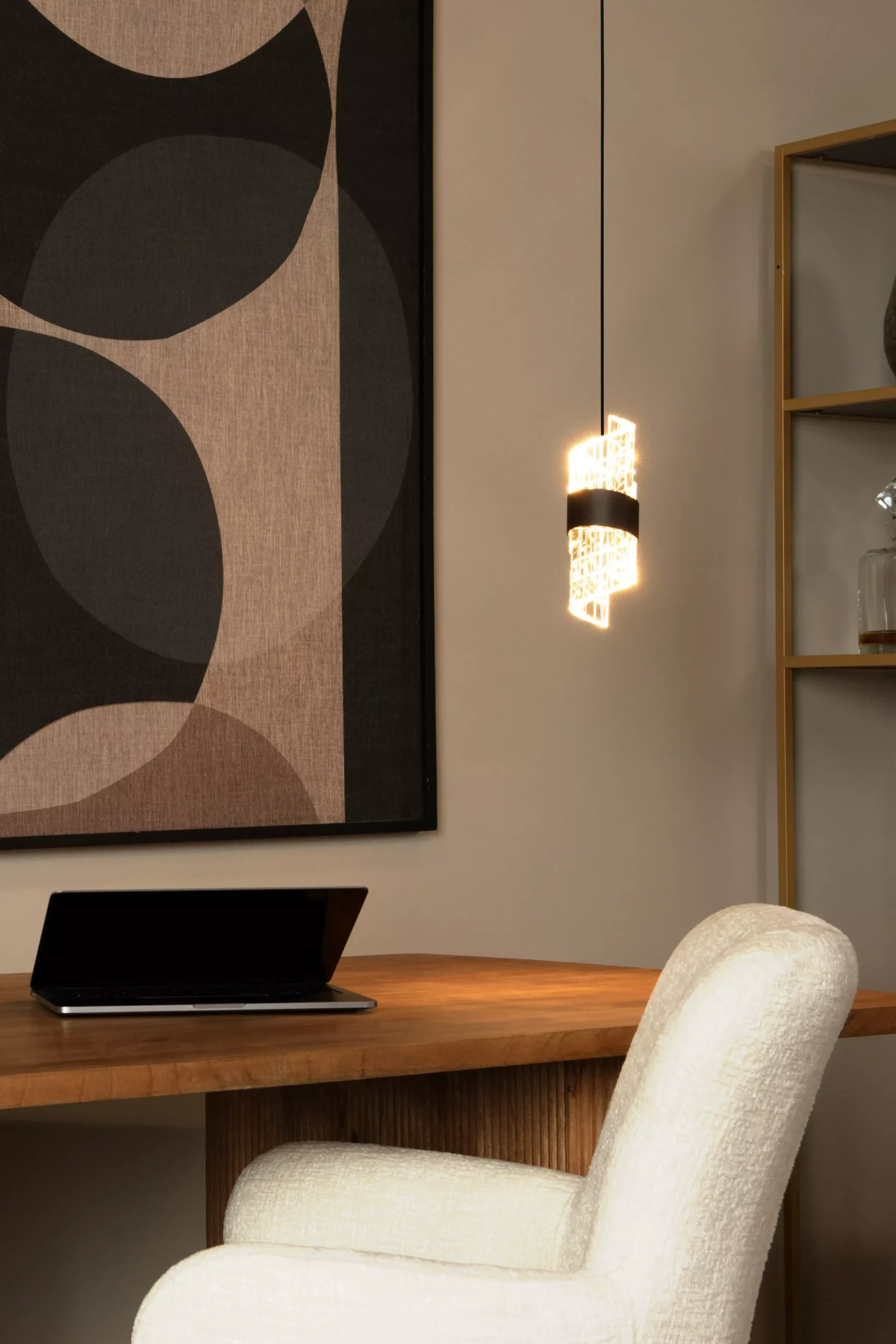 KLIGANDE - Hanglamp - Ø 13 cm - LED - 1x9W 2700K - Zwart*Lucide New