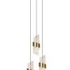 KLIGANDE - Hanglamp - Ø 25 cm - LED Dimb. - 3x8W 2700K - Mat Goud / Messing*Lucide Hot