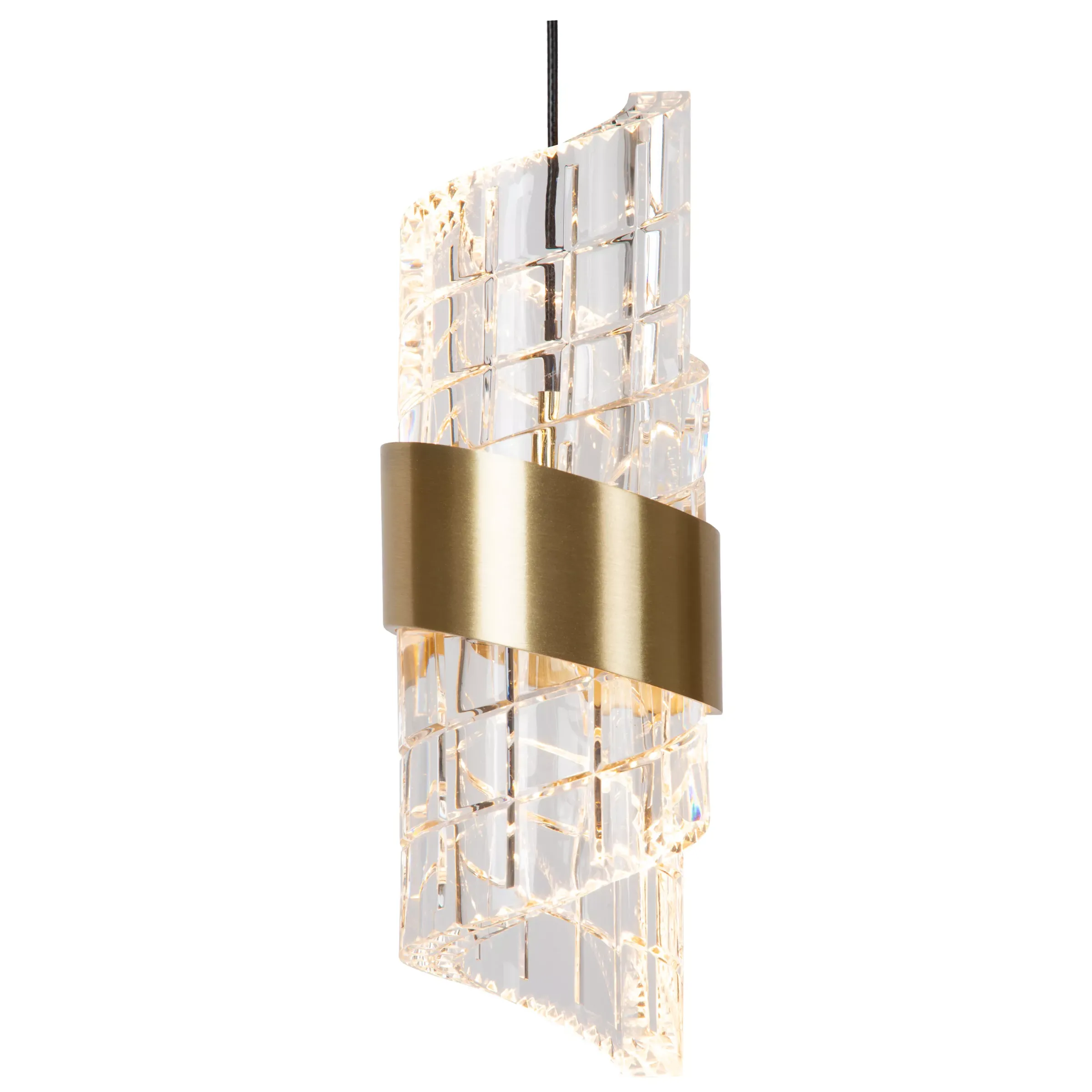 KLIGANDE - Hanglamp - Ø 25 cm - LED Dimb. - 3x8W 2700K - Mat Goud / Messing*Lucide Hot