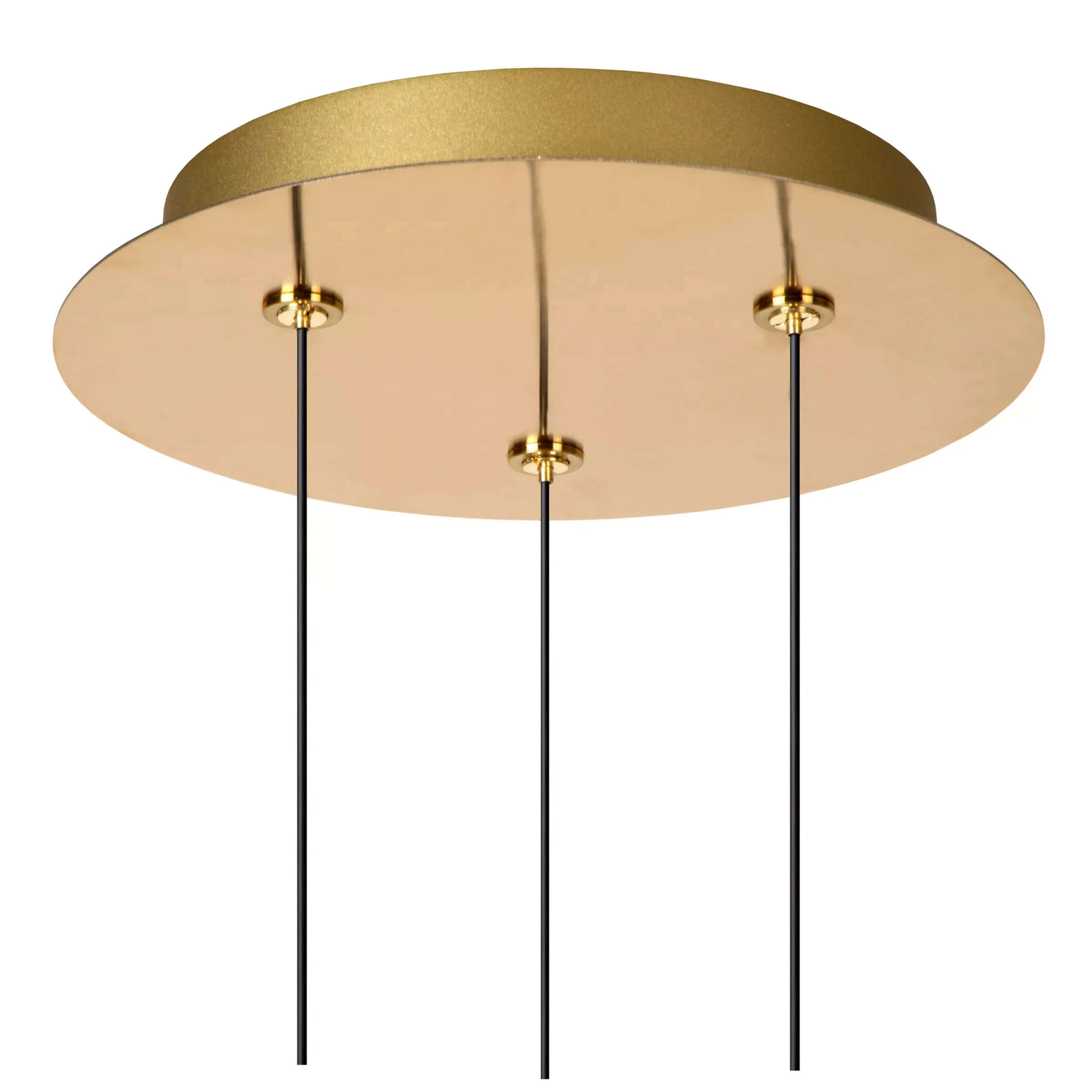 KLIGANDE - Hanglamp - Ø 25 cm - LED Dimb. - 3x8W 2700K - Mat Goud / Messing*Lucide Hot