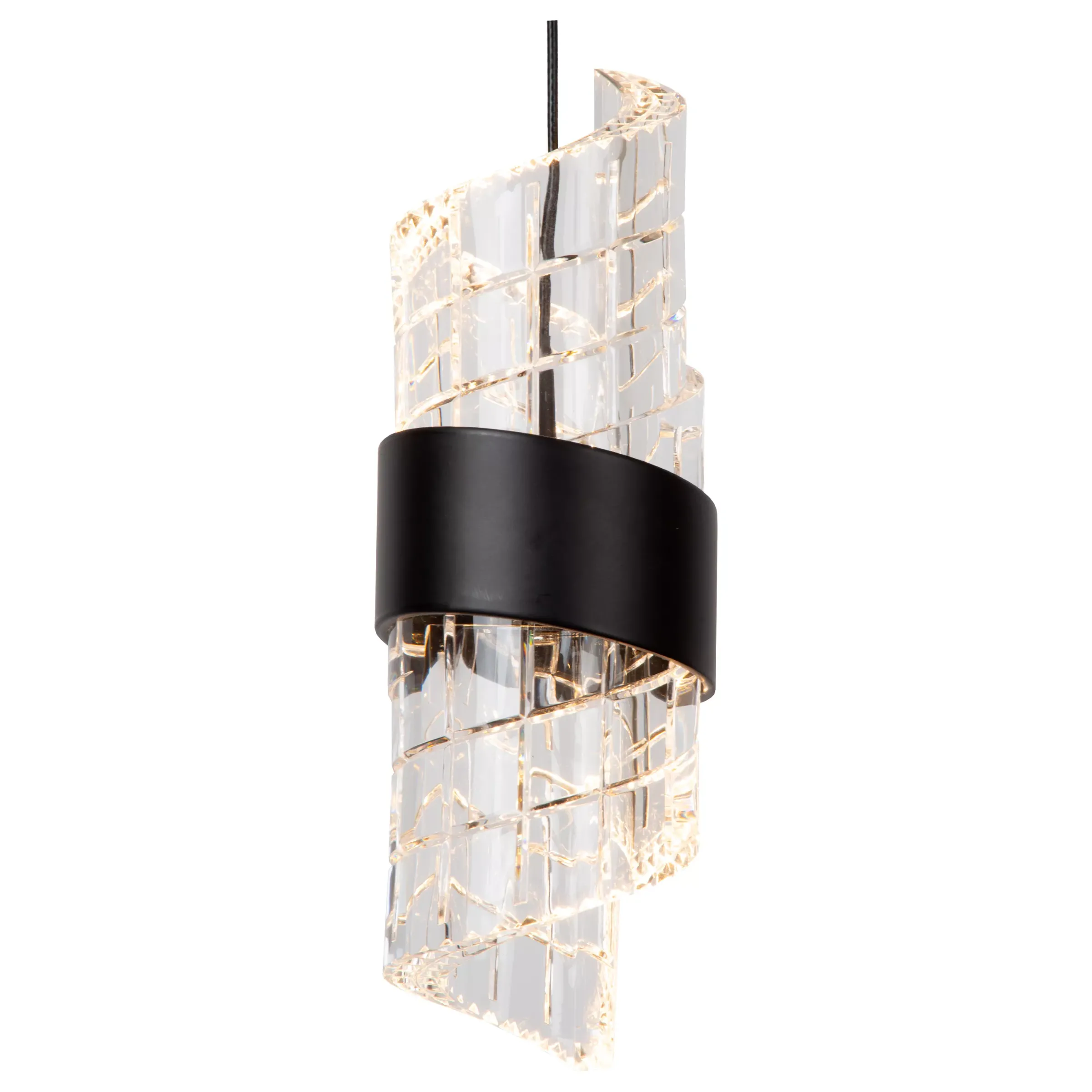 KLIGANDE - Hanglamp - Ø 25 cm - LED Dimb. - 3x8W 2700K - Zwart*Lucide Cheap