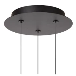 KLIGANDE - Hanglamp - Ø 25 cm - LED Dimb. - 3x8W 2700K - Zwart*Lucide Cheap