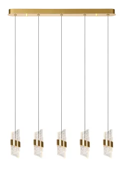 KLIGANDE - Hanglamp - LED Dimb. - 5x7,8W 2700K - Mat Goud / Messing*Lucide Best Sale