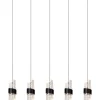 KLIGANDE - Hanglamp - LED Dimb. - 5x7,8W 2700K - Zwart*Lucide Hot