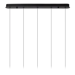 KLIGANDE - Hanglamp - LED Dimb. - 5x7,8W 2700K - Zwart*Lucide Hot