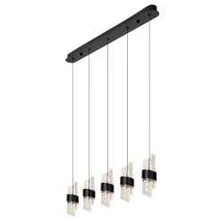 KLIGANDE - Hanglamp - LED Dimb. - 5x7,8W 2700K - Zwart*Lucide Hot