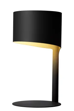 KNULLE - Tafellamp - Ø 15 cm - 1xE14 - Zwart*Lucide Shop