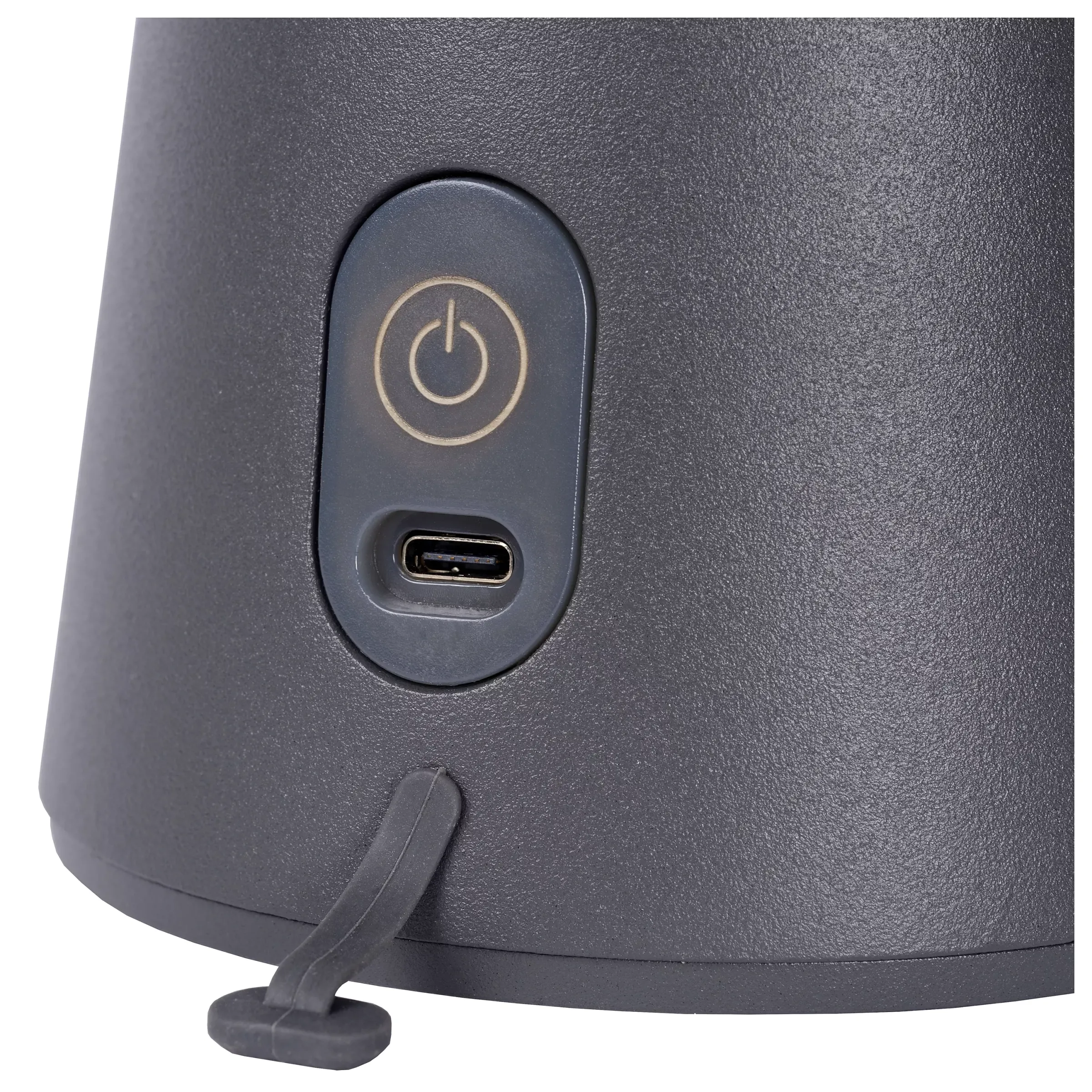 LA DONNA - Oplaadbare Tafellamp Binnen/Buiten - Accu/Batterij - Ø 19,7 cm - LED 3 StepDim - 1x2W 2700K - IP54 - Antraciet*Lucide New