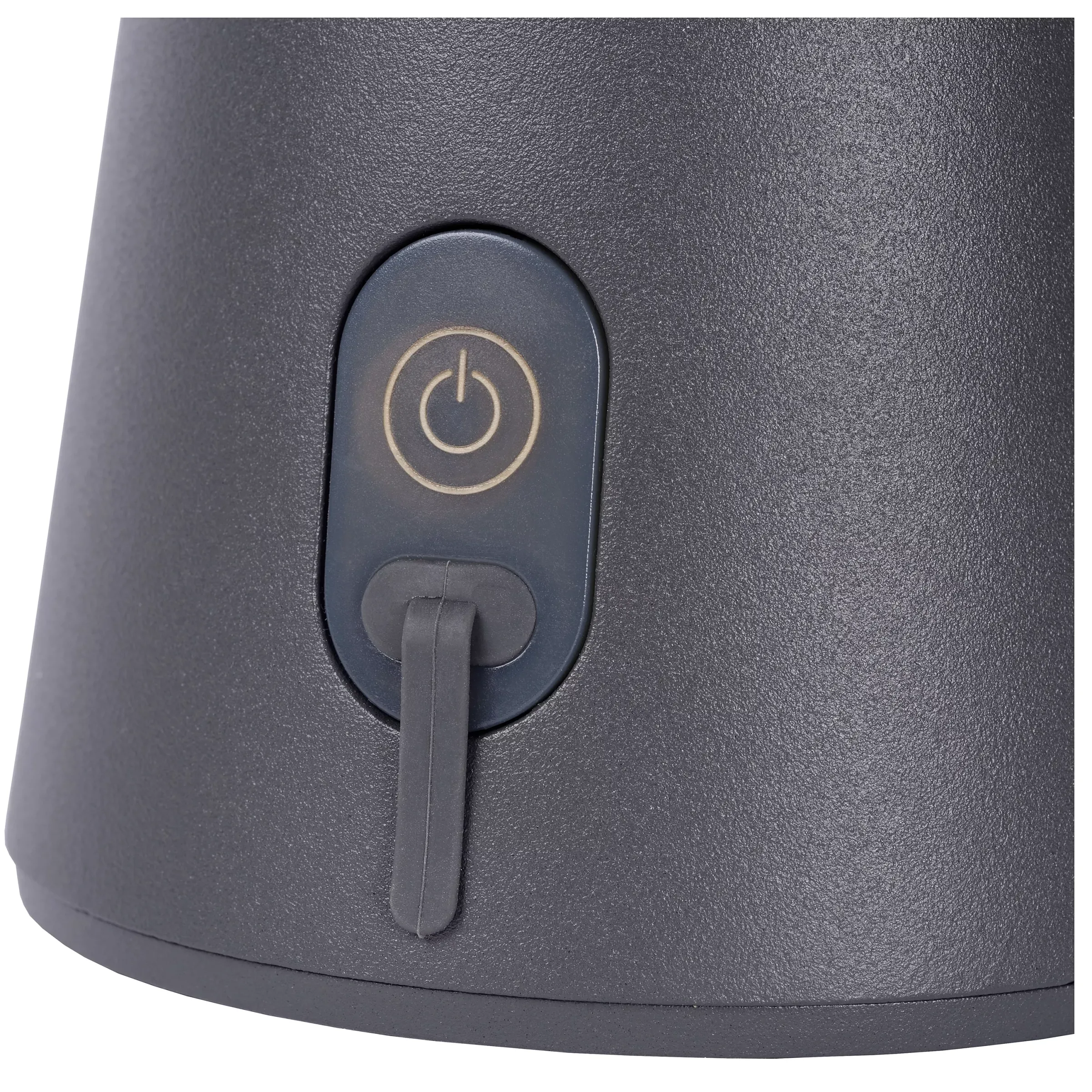 LA DONNA - Oplaadbare Tafellamp Binnen/Buiten - Accu/Batterij - Ø 19,7 cm - LED 3 StepDim - 1x2W 2700K - IP54 - Antraciet*Lucide New