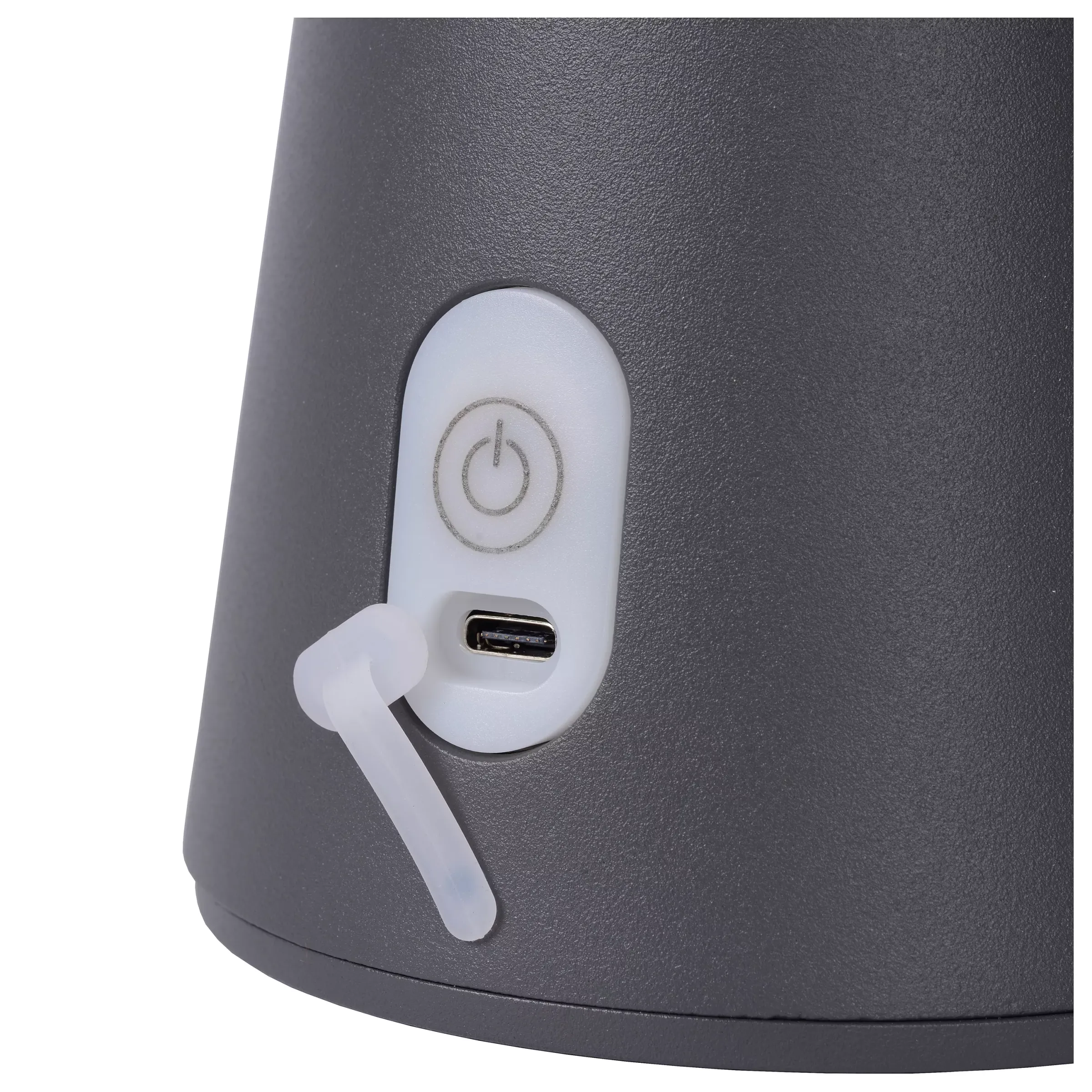 LA DONNA - Oplaadbare Tafellamp Binnen/Buiten - Accu/Batterij - Ø 19,7 cm - LED 3 StepDim - 1x2W 2700K - IP54 - Antraciet*Lucide New