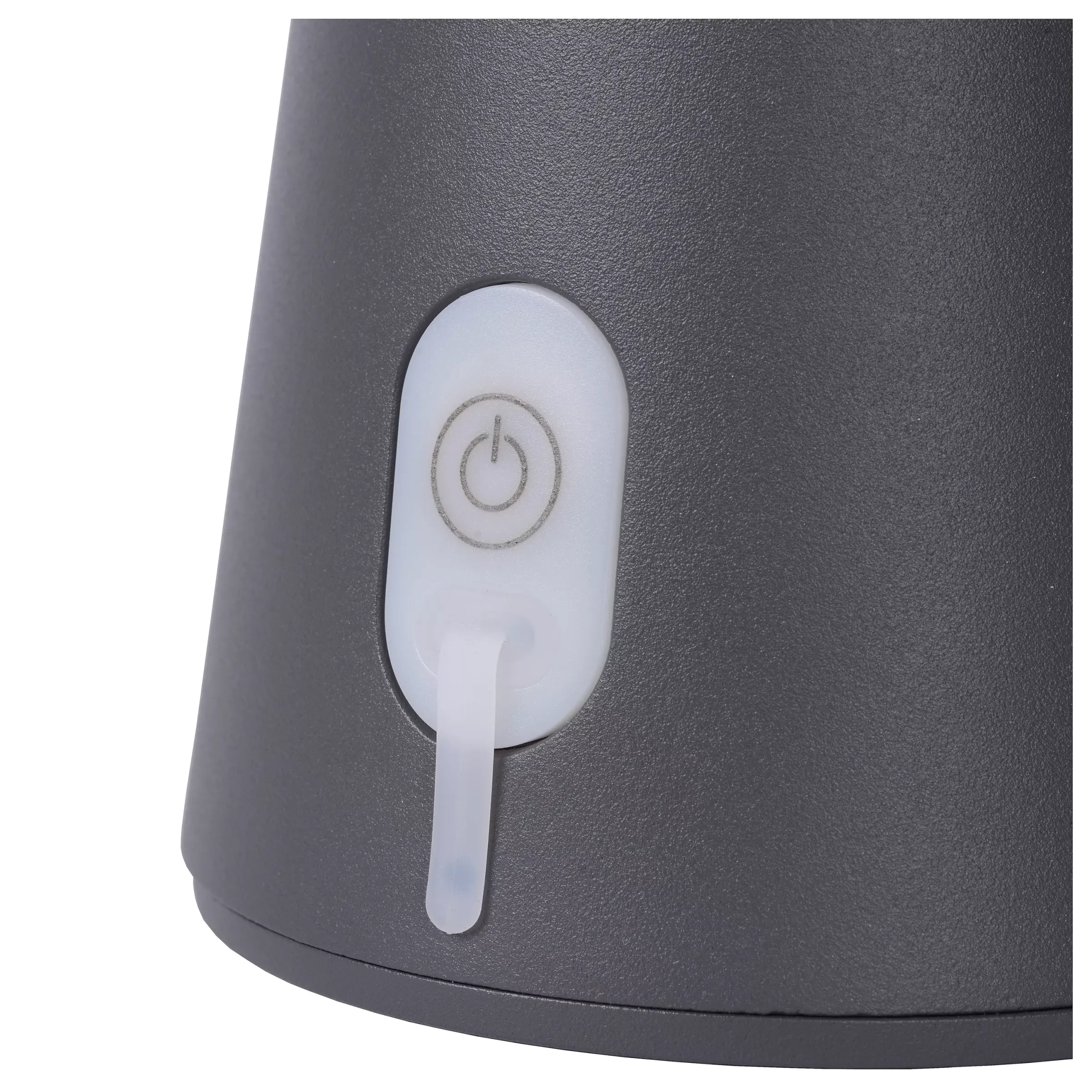 LA DONNA - Oplaadbare Tafellamp Binnen/Buiten - Accu/Batterij - Ø 19,7 cm - LED 3 StepDim - 1x2W 2700K - IP54 - Antraciet*Lucide New