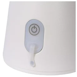 LA DONNA - Oplaadbare Tafellamp Binnen/Buiten - Accu/Batterij - Ø 19,7 cm - LED 3 StepDim - 1x2W 2700K - IP54 - Wit*Lucide Clearance
