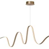 LAMBADA - Hanglamp - LED Dimb. - 1x33W 2700K/3200K - Mat Goud / Messing*Lucide Outlet
