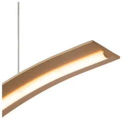 LAMBADA - Hanglamp - LED Dimb. - 2x55W 2700K/3200K - Mat Goud / Messing*Lucide Discount