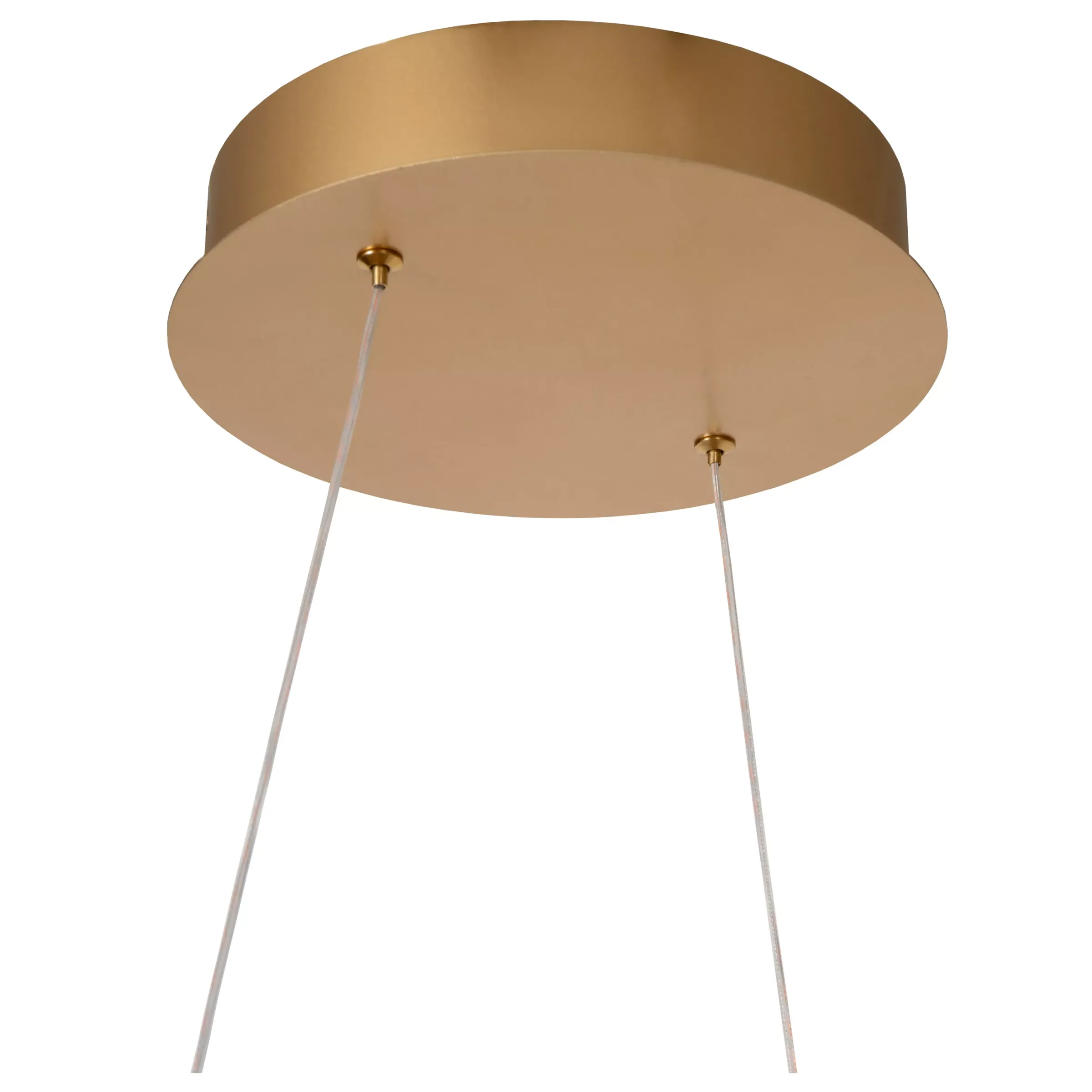 LAMBADA - Hanglamp - LED Dimb. - 2x55W 2700K/3200K - Mat Goud / Messing*Lucide Discount