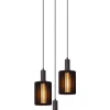 LAMBRES - Hanglamp - 3xE27 - Zwart*Lucide Fashion