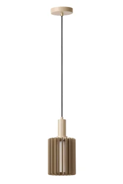 LAMBRES - Hanglamp - Ø 15 cm - 1xE27 - Taupe*Lucide Best Sale