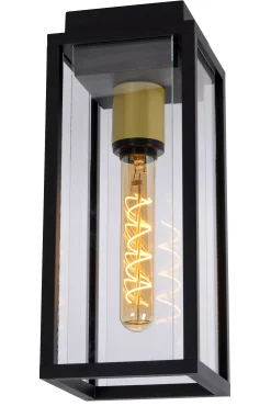 LAURENS - Plafonnière Binnen/Buiten - 1xE27 - IP54 - Zwart*Lucide New
