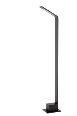 LAWFORD - Sokkellamp - LED - 1x6W 3000K - IP54 - Zwart*Lucide Store