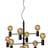 LEANNE - Hanglamp - Ø 65 cm - 10xE27 - Zwart*Lucide Best Sale