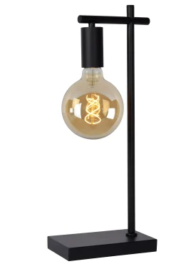 LEANNE - Tafellamp - 1xE27 - Zwart*Lucide Clearance