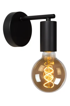 LEANNE - Wandlamp - 1xE27 - Zwart*Lucide Fashion