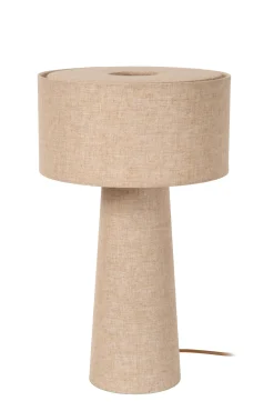 LEEROY - Tafellamp - Ø 30 cm - 1xE27 - Taupe*Lucide Online