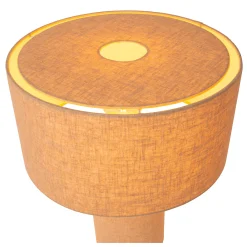 LEEROY - Tafellamp - 1xE27 - Taupe*Lucide Best Sale