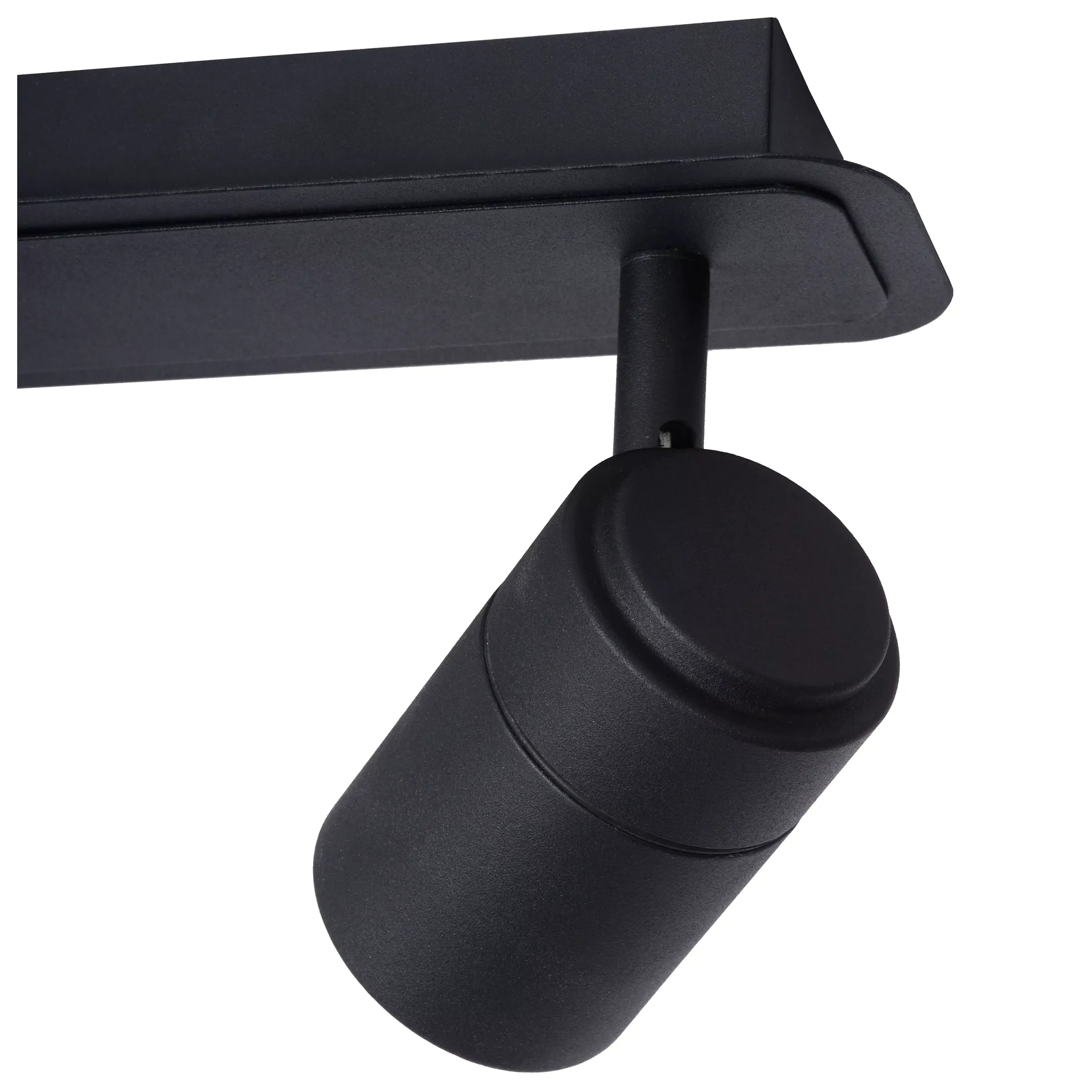 LENNERT - Plafondspot Badkamer - LED Dimb. - GU10 - 2x5W 3000K - IP44 - Zwart*Lucide Cheap