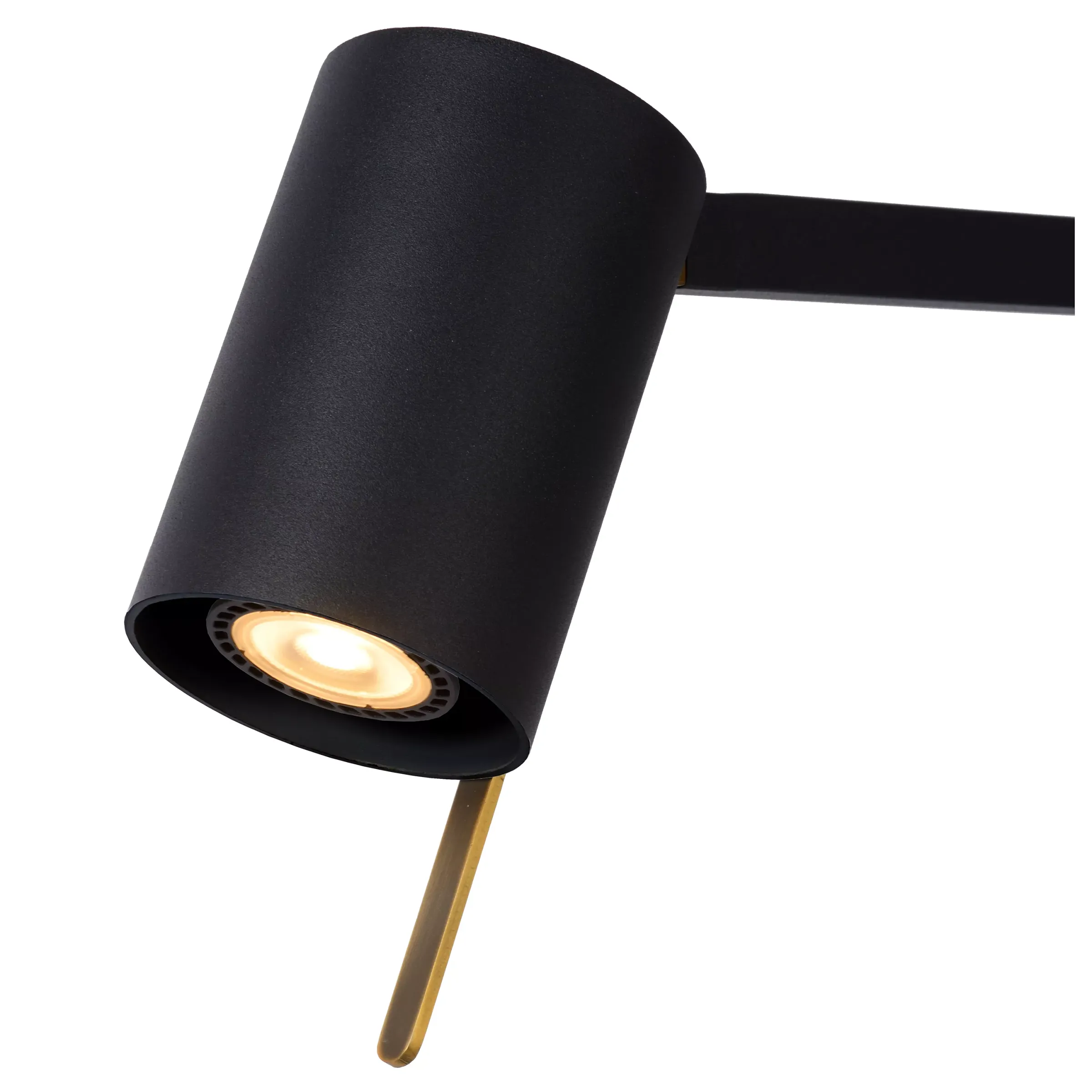 LESLEY - Bureaulamp - 1xGU10 - Zwart*Lucide Hot
