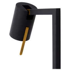 LESLEY - Leeslamp - 1xGU10 - Zwart*Lucide Best