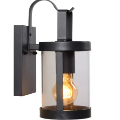 LINDELO - Wandlamp Binnen/Buiten - 1xE27 - IP23 - Zwart*Lucide Flash Sale