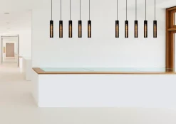 LIONEL - Hanglamp - 5xE27 - Zwart*Lucide Store