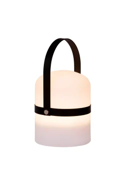 LITTLE JOE - Oplaadbare Tafellamp Binnen/Buiten - Accu/Batterij - Ø 10 cm - LED Dim to warm - 1x0,3W 2800K/3200K - IP44 - Zwart*Lucide Best Sale