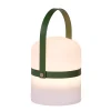LITTLE JOE - Oplaadbare Tafellamp Binnen/Buiten - Accu/Batterij - Ø 10 cm - LED 3 StepDim - 1x0,3W 2800K/3200K - IP44 - Groen*Lucide Outlet